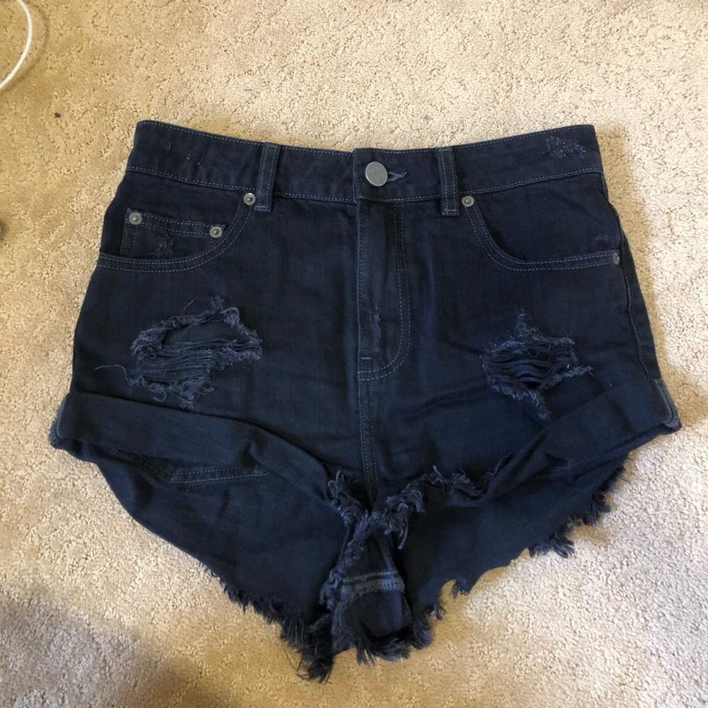 ASOS Denim Highwaisted Shorts